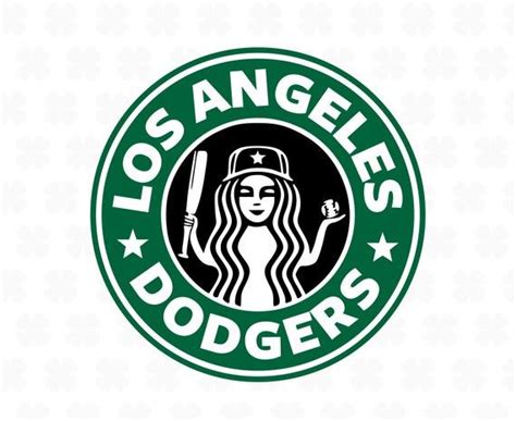 Starbucks Dodgers svg Starbucks Los Angeles Starbucks svg files Starbucks coffee cup svg Cricut ...