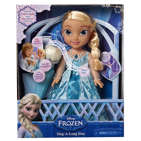 Disneys Frozen Sing Along Elsa Doll With Microphone Ebay