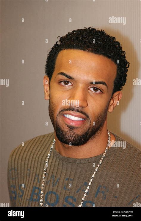 Singer Craig David During His Guest Appearance On Mtvs Trl Uk At The