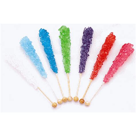 Wrapped Assorted Flavors Rock Candy Large Sticks Party Ts You Choose