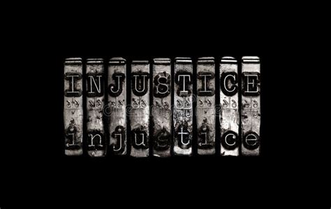 Fair Vs Unfair Words Scale Balance Justice Injustice Stock Illustration