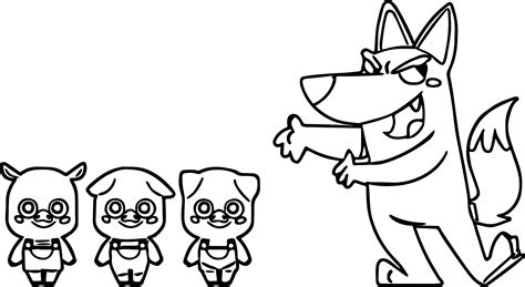 The three little pigs story coloring pages. Three Little Pigs Houses Coloring Pages at GetColorings ...