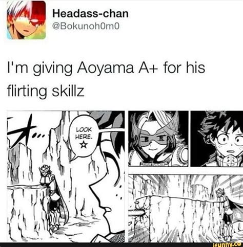 Im Giving Aoyama A For His Flirting Skillz My Hero Academia Memes My Hero Academia My