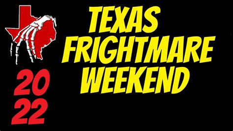 TEXAS FRIGHTMARE WEEKEND HORROR CONVENTION YouTube