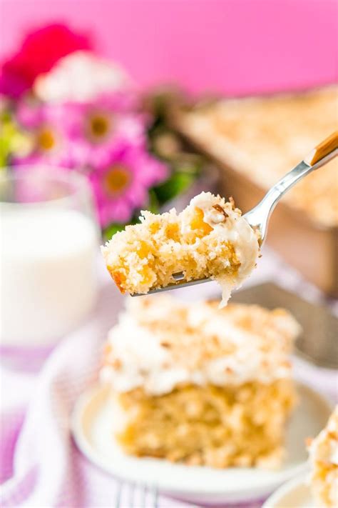 Hummingbird Cake Is A Classic Recipe Made With Mashed Bananas Crushed Pineapple And Shredded