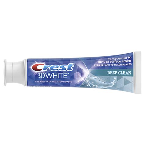 Crest 3d White Whitening Toothpaste Deep Clean Ingredients