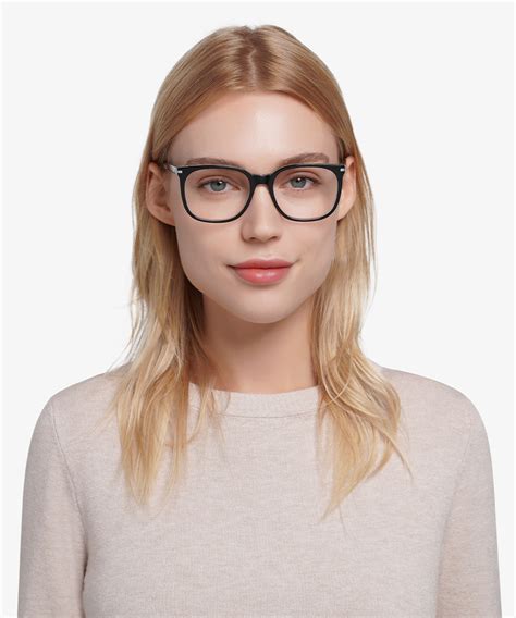 Absolutely Square Black Full Rim Eyeglasses Eyebuydirect