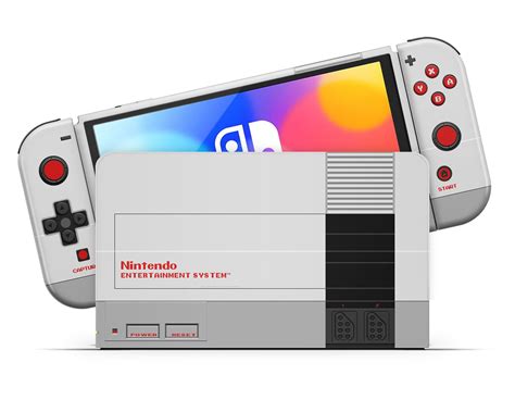 Nes Nintendo Switch Oled Skin Classic Retro Gaming Nintendo Etsy Canada