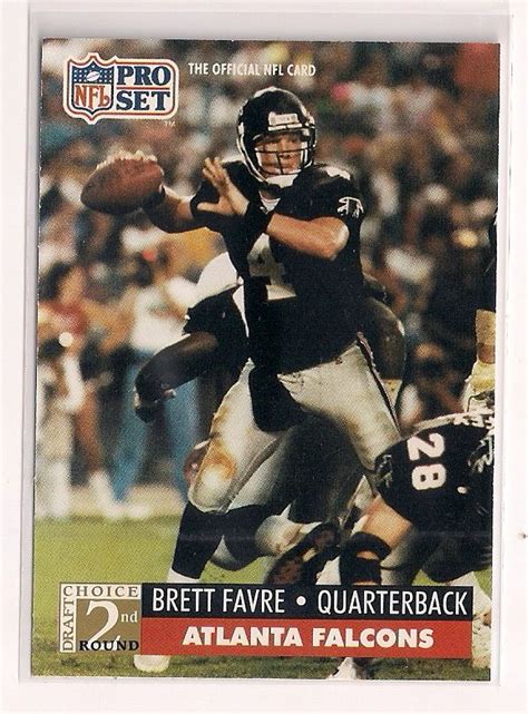 1991 Pro Set Brett Favre Rookie Card 762