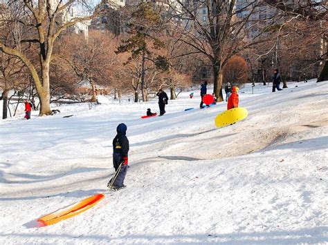 All The Best Sledding Hills In Nyc For The Winter