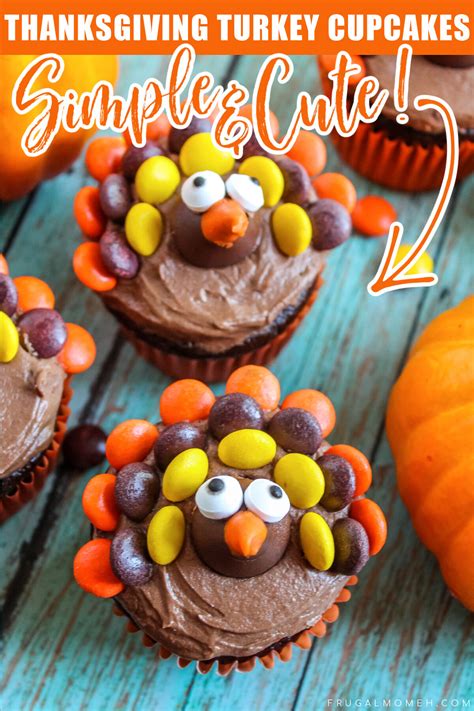 easy thanksgiving turkey cupcakes recipe frugal mom eh