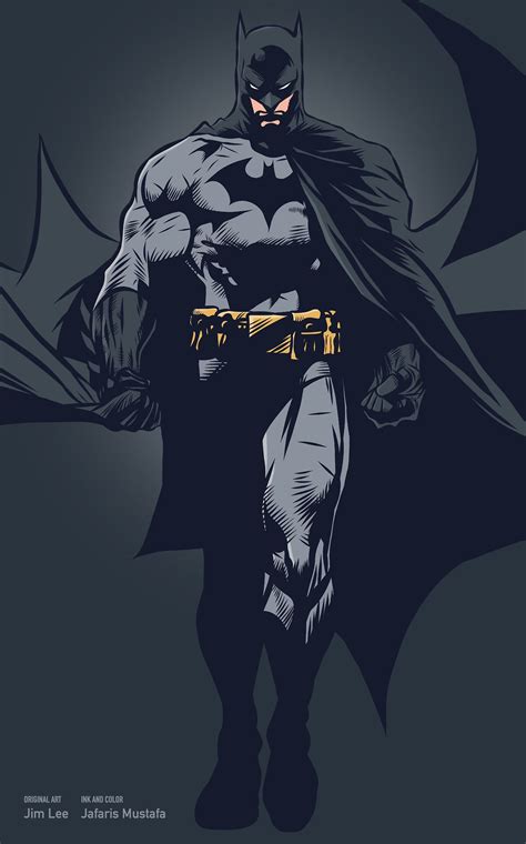 Batman Original Artwork By Jim Lee Adobe Ideas On Ipad Digital