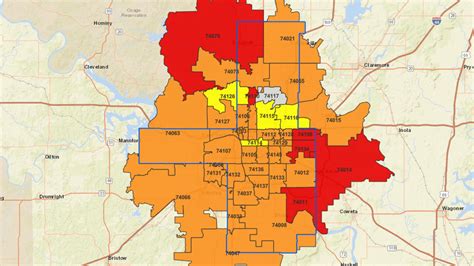 Tulsa County Zip Code Map Tracks Another Week Of Increased Covid 19