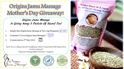 Origins Jamu Massage Giveaway Pregnancy In Singapore