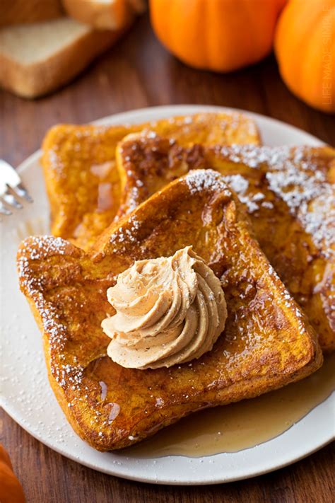 Pumpkin French Toast With Whipped Pumpkin Butter Life Made Simple