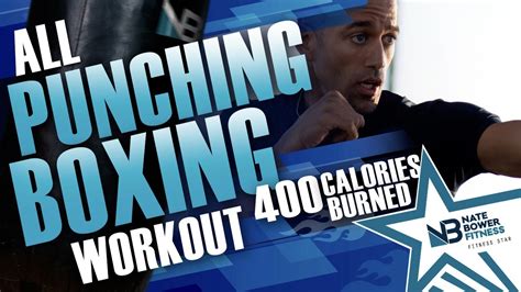 20 Minute All Punching Boxing Workout 350 400 Calories Burned