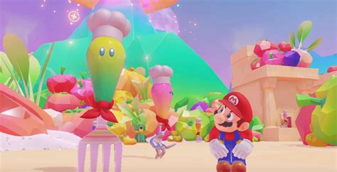 Super Mario Odysseys Luncheon Kingdom Is A Colourful Delight