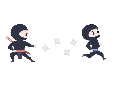 Two Ninjas By Artem Shatalov On Dribbble