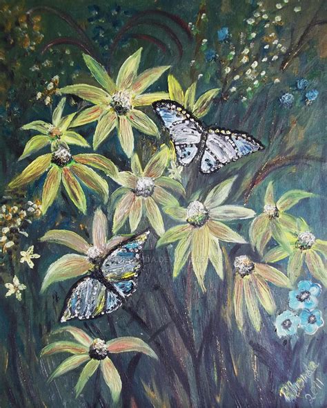 Butterflies In The Enchanted Forest By Rokinronda On Deviantart