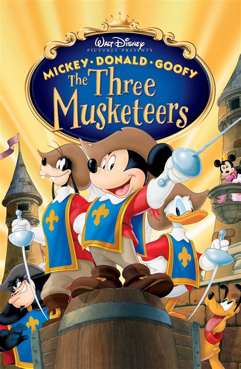 Tre Muskëtierët Mickey Donald Goofy The Three Musketeers I Dubluar