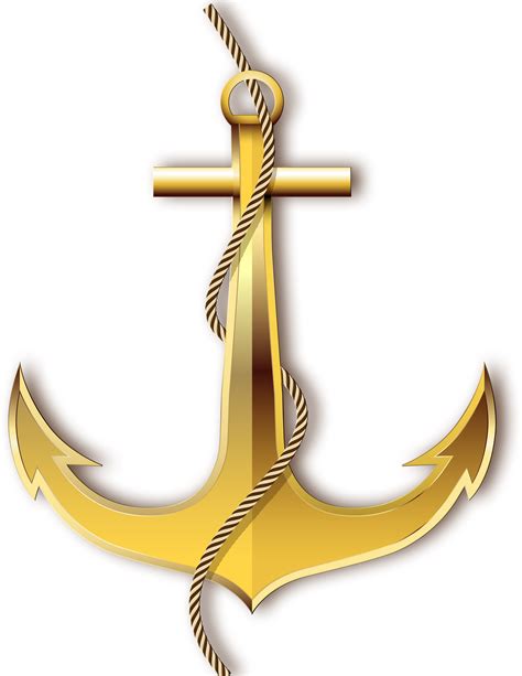 Golden Anchor Png Polish Your Personal Project Or Design With These
