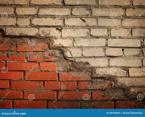 Old Grunge Brick Wall Background Stock Photo Image Of Copy