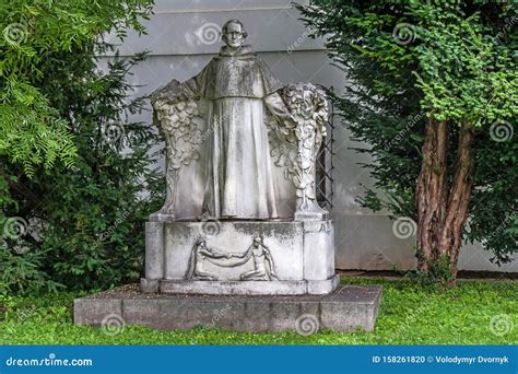 Statue Of Gregor Mendel In The Garden At The Mendelianum The Mendel