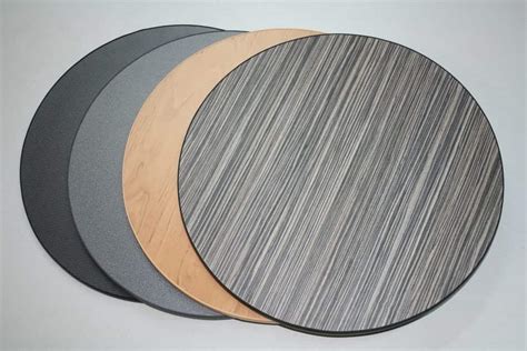 Choose from wood, melamine, metal, & more! Round Table Top - 600mm diameter - campervan conversions ...