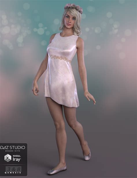 Dforce Summer Angel Outfit For Genesis And Female S Daz D