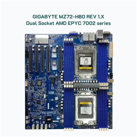 Mainboard Server Gigabyte Mz Hb Amd Epyc Dual Socket