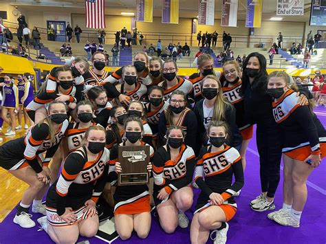 Varsity Cheerleading Team Division 2 Large Squad Sectional Champions