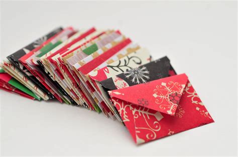 Sale Tiny Assorted Christmas Envelopes And Cards Set Of 10