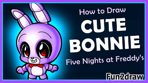 How To Draw Five Nights At Freddys Cute Easy Bonnie Fnaf Drawings