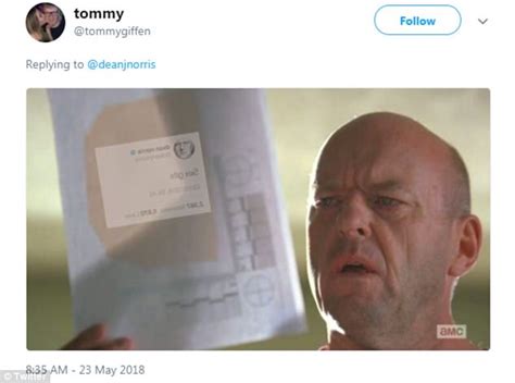 Breaking Bad S Dean Norris Suffers Twitter Fail By Typing Sex Gifs