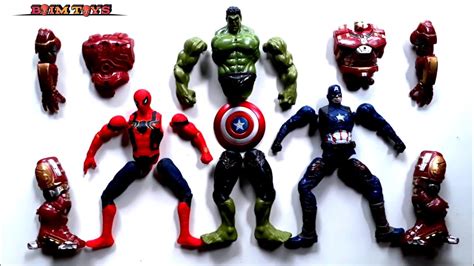 Avengers Assemble Hulk Smash Spider Man Hulk Buster Captain
