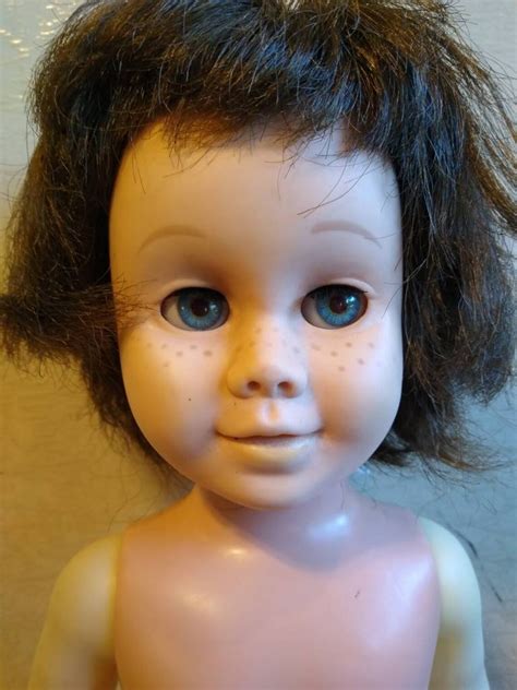 Vintage Chatty Cathy Original Mattel Doll Brunette Blue Eyes Etsy