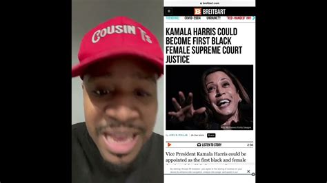 Kamala Harris As Scotus Oh No The Dems Want Her To Be The First Black Female Supreme Court