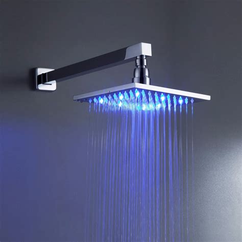 Regadera Baño Lluvia Led 20cm Mezcladora Y Ducha De Mano 446900