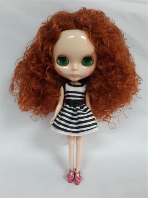 Curly Hair Plastic Doll Nude Blyth Dolls In Dolls From Toys Hobbies