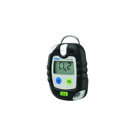 Drager Pac 7000 Chlorine CL2 Personal Gas Detector