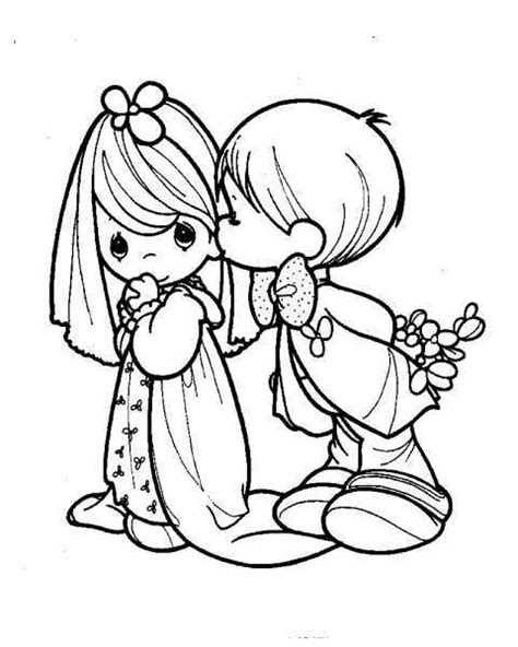 Gallery For Precious Moments Love Couple Coloring Pages