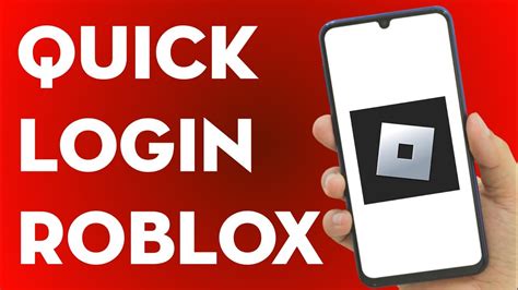 How To Use Quick Login On Roblox Login Roblox Quickly Youtube