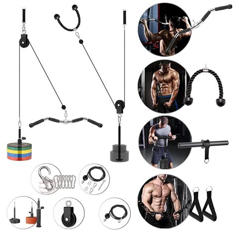 Buy 4 In 1 Fitness Lat And Lift Pulley Systemupgraded Pulley Cable
