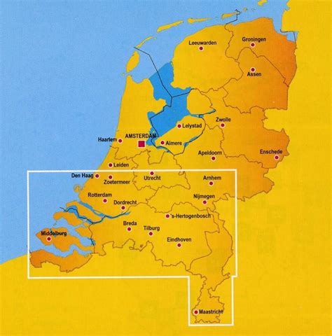 Anwb Wegenkaart Nederland Zuid 1200000 Zwerfkeinl