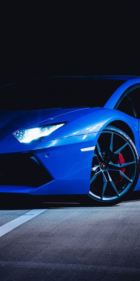 1080x2160 Sports Car Blue Lamborghini Wallpaper Blue Lamborghini