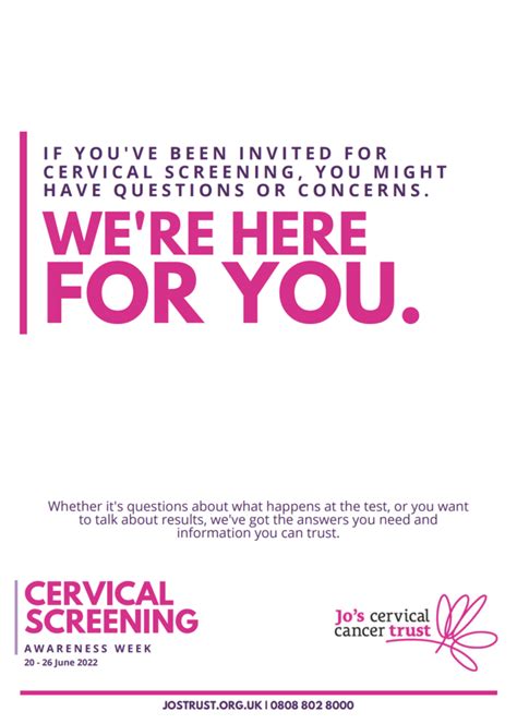Cervical Cancer Awareness Week 20 26th June 2022 Boothstown Medical