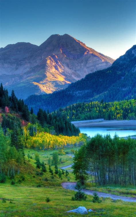 Free Download Nature Beautiful Autumn Mountain Landscape Hd Desktop
