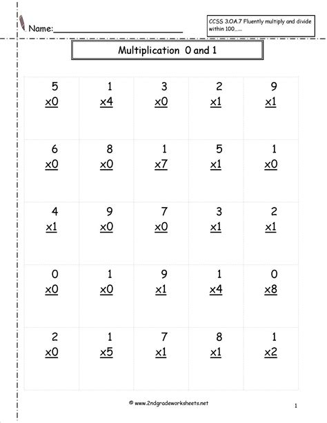 Free Printable Multiplication Worksheets Grade 2 Printable Worksheets