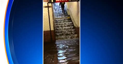 Spring Storm Man Struck By Lightning Subway Stairs Become Waterfall