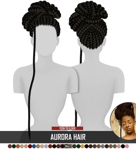 Aurora Hair By Thiago Mitchell At Redheadsims Sims 4 Updates